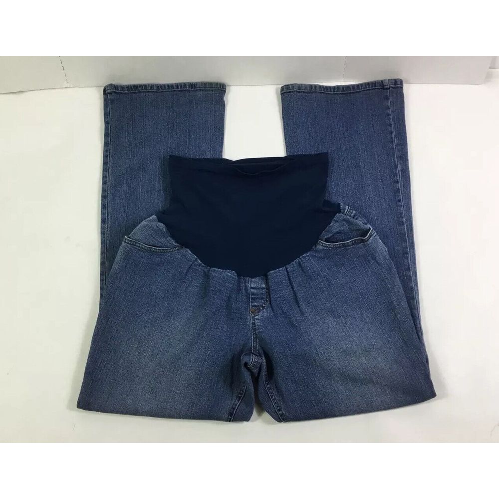Motherhood Maternity Baby Stretch Jeans Secret Fit belly material Womens Size XL